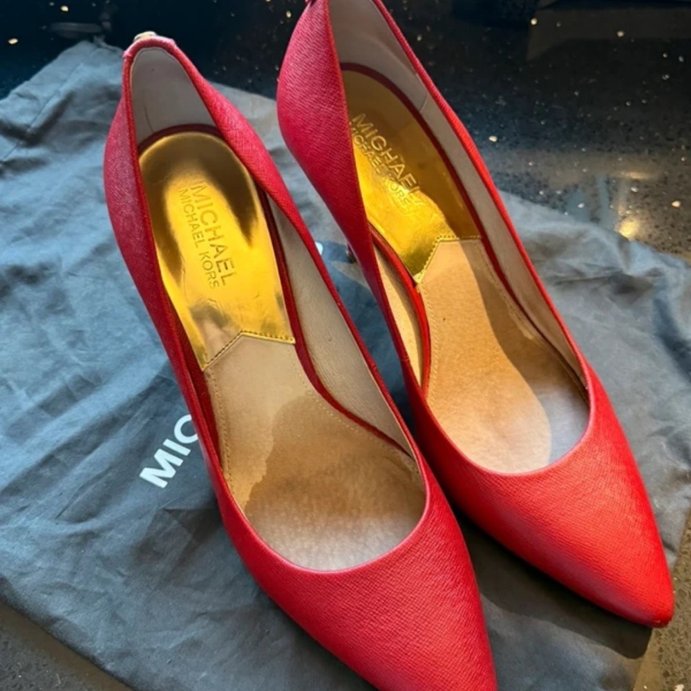 Michael Kors Striking Red Heels